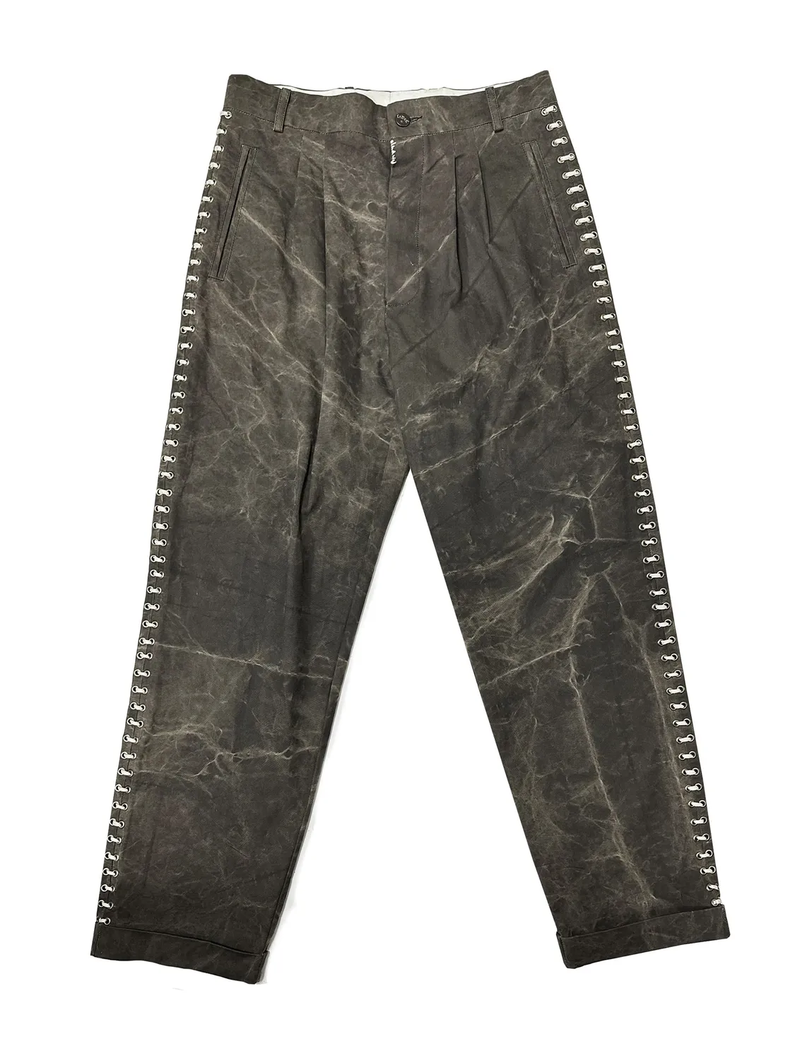 Paolo Leduc Hand Job pantalon marbré coton épais