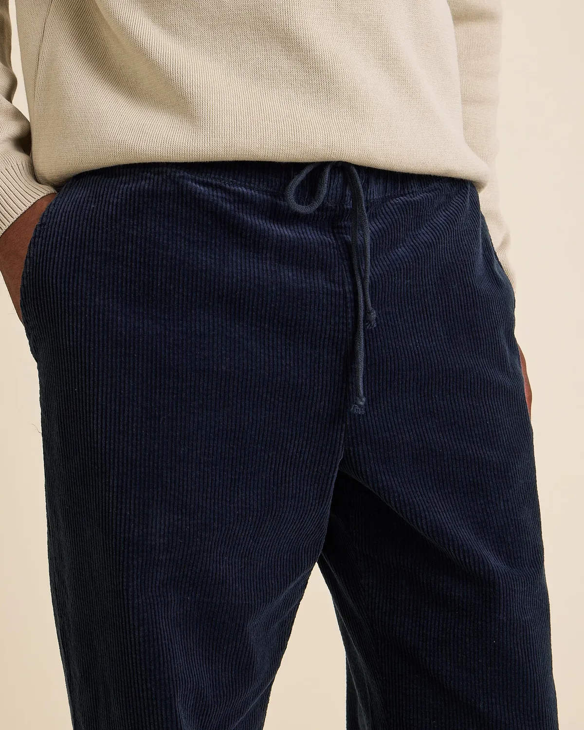 Cotelé Paris Lazy Navy pantalon velours homme