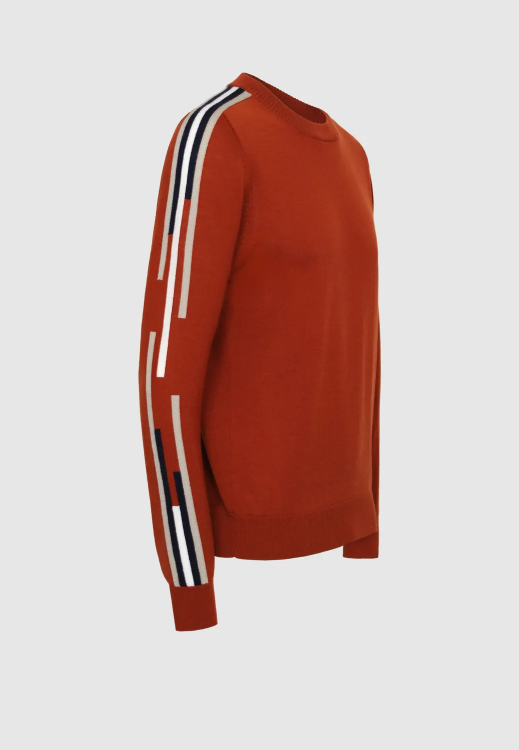 Pierre Talamon Vibration pull orange coupe droite
