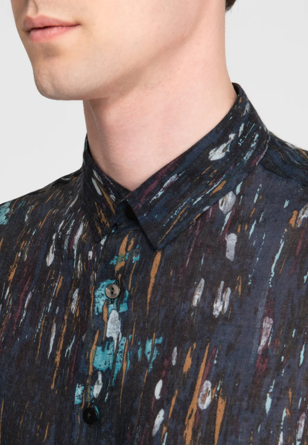 Pierre Talamon chemise à imprimé multicolore homme