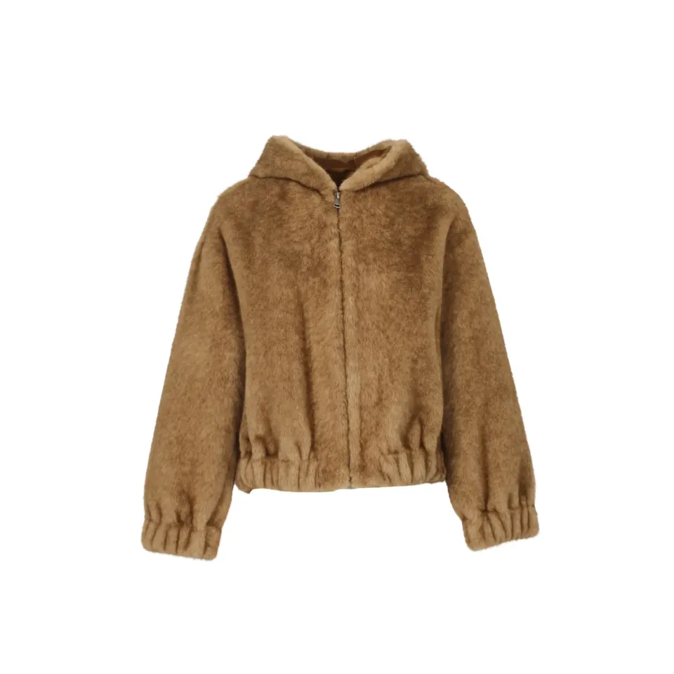 Oakwood Lise 65293 blouson taupe fausse fourrure