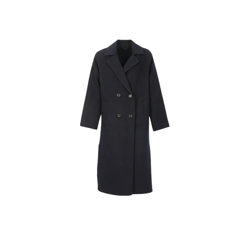 Oakwood Donnatella manteau laine bleu marine oversize