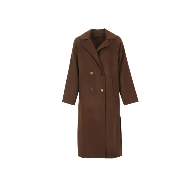 Oakwood Donnatella 65071 manteau choco laine mélangée