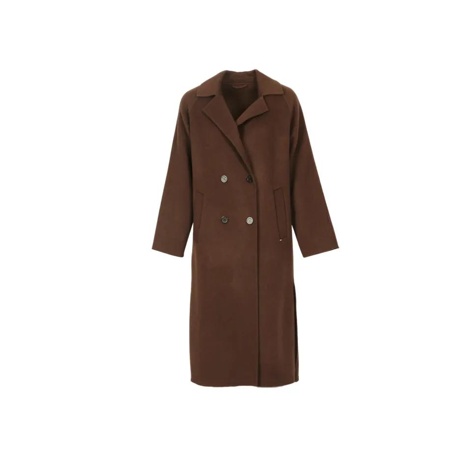 Oakwood Donnatella 65071 manteau choco laine mélangée