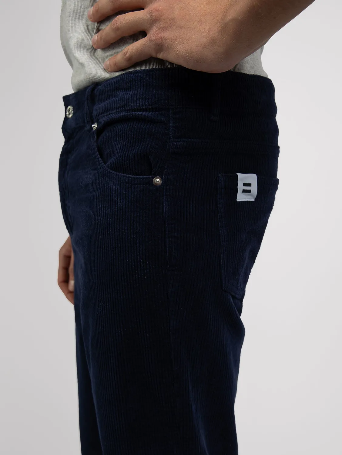 Cotélé Paris pantalon droit velours noir 40
