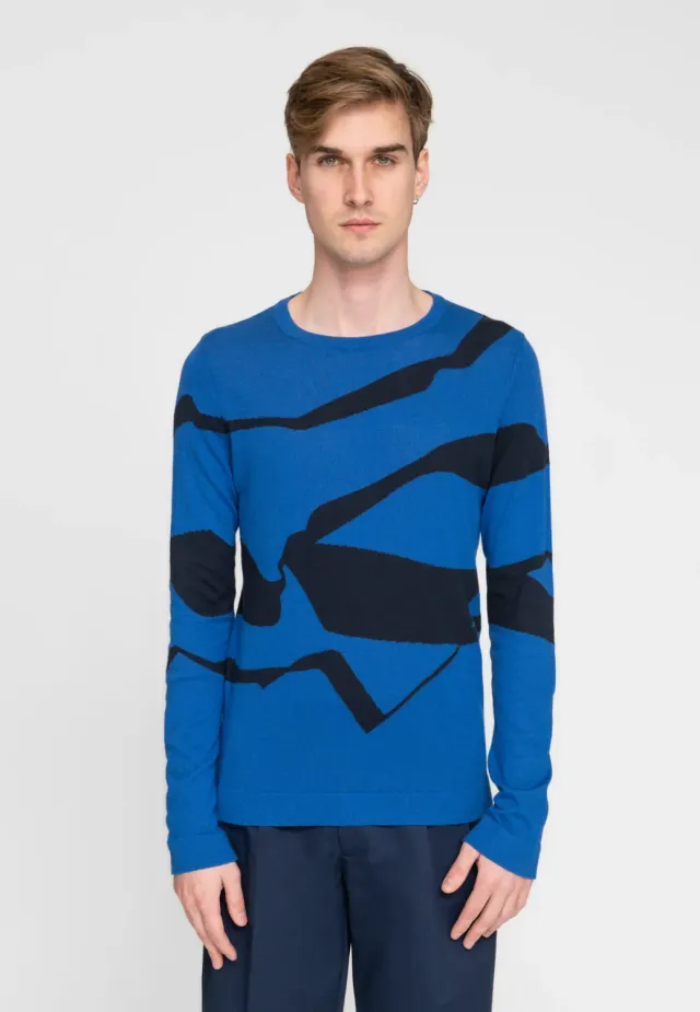 Pierre Talamon Smash pull bleu roi vif