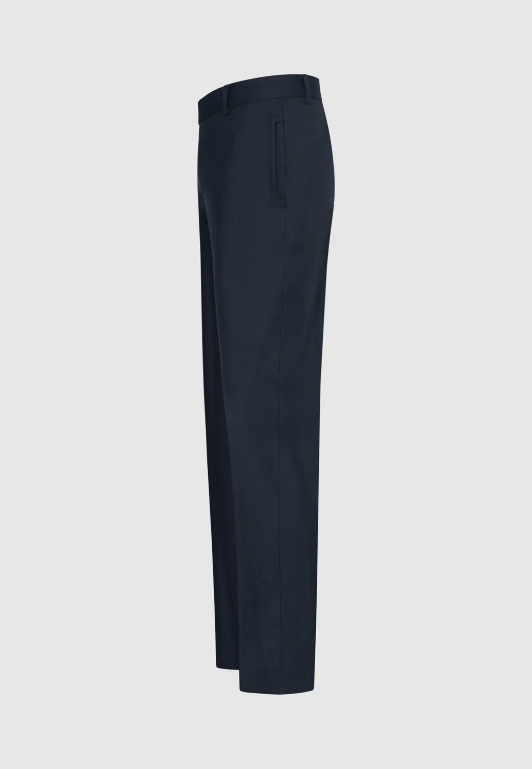 Pierre Talamon pantalon laine bleu marine poches