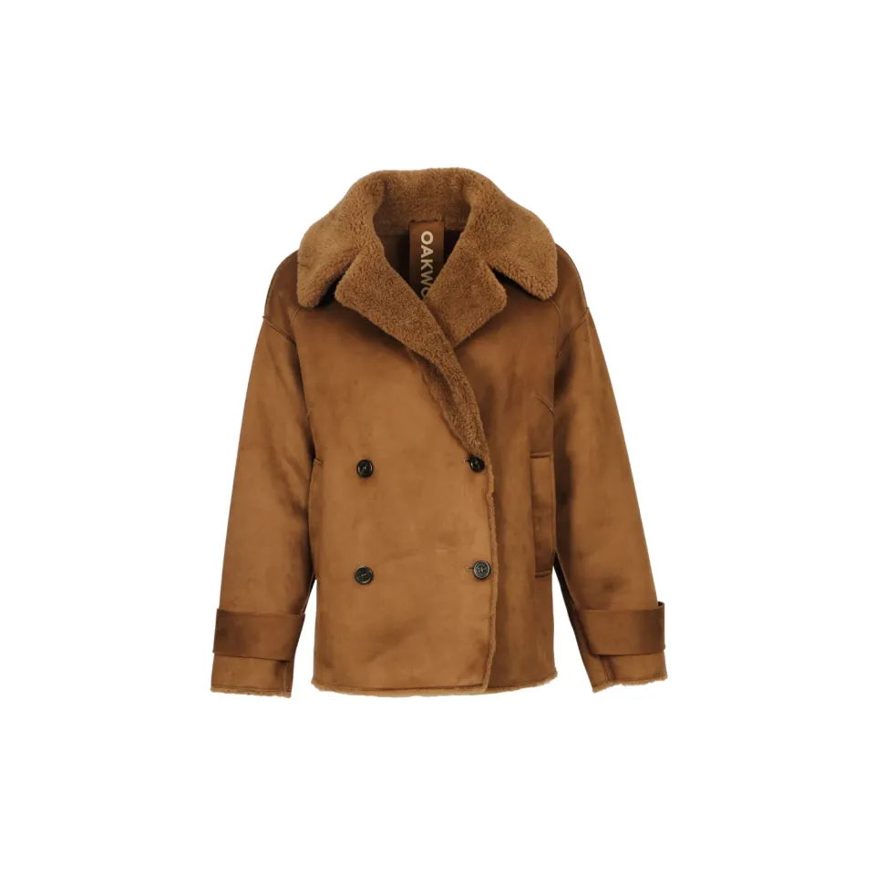 Oakwood Mundi veste fausse fourrure whisky