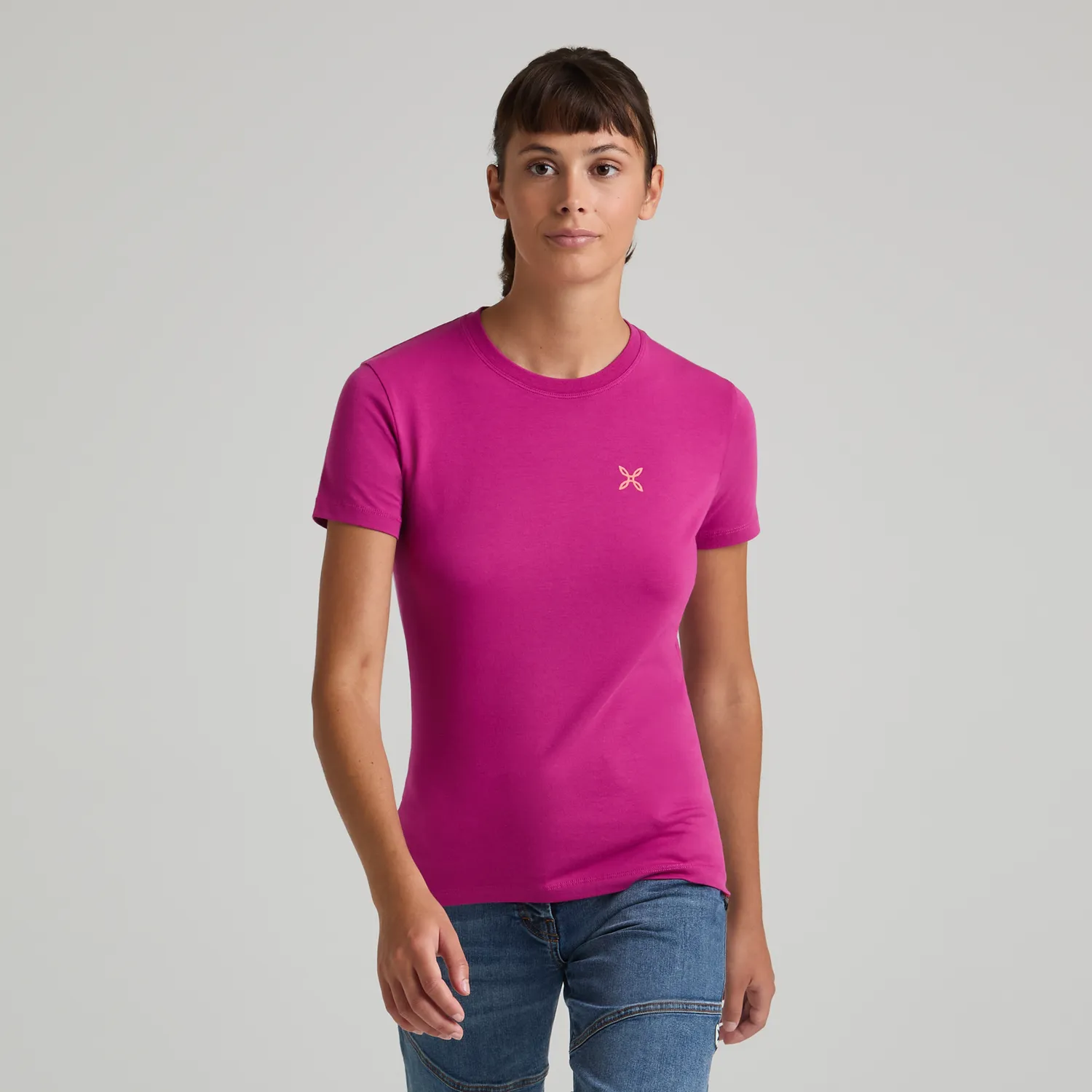 Montura Limestone T-Shirt Woman t-shirt coton bio noir