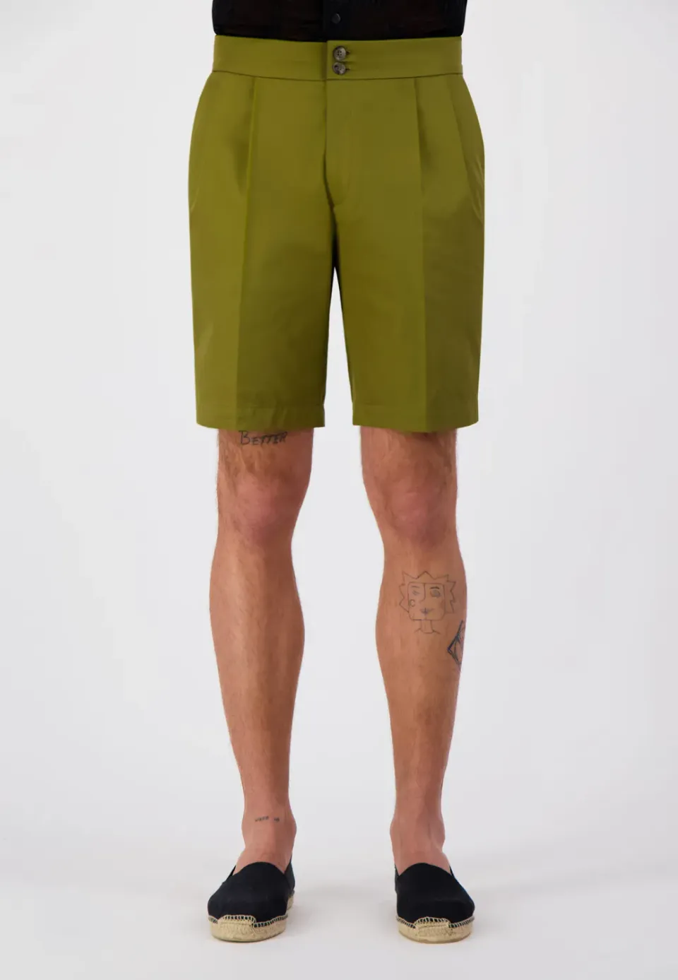Pierre Talamon Jaa2 bermuda kaki homme