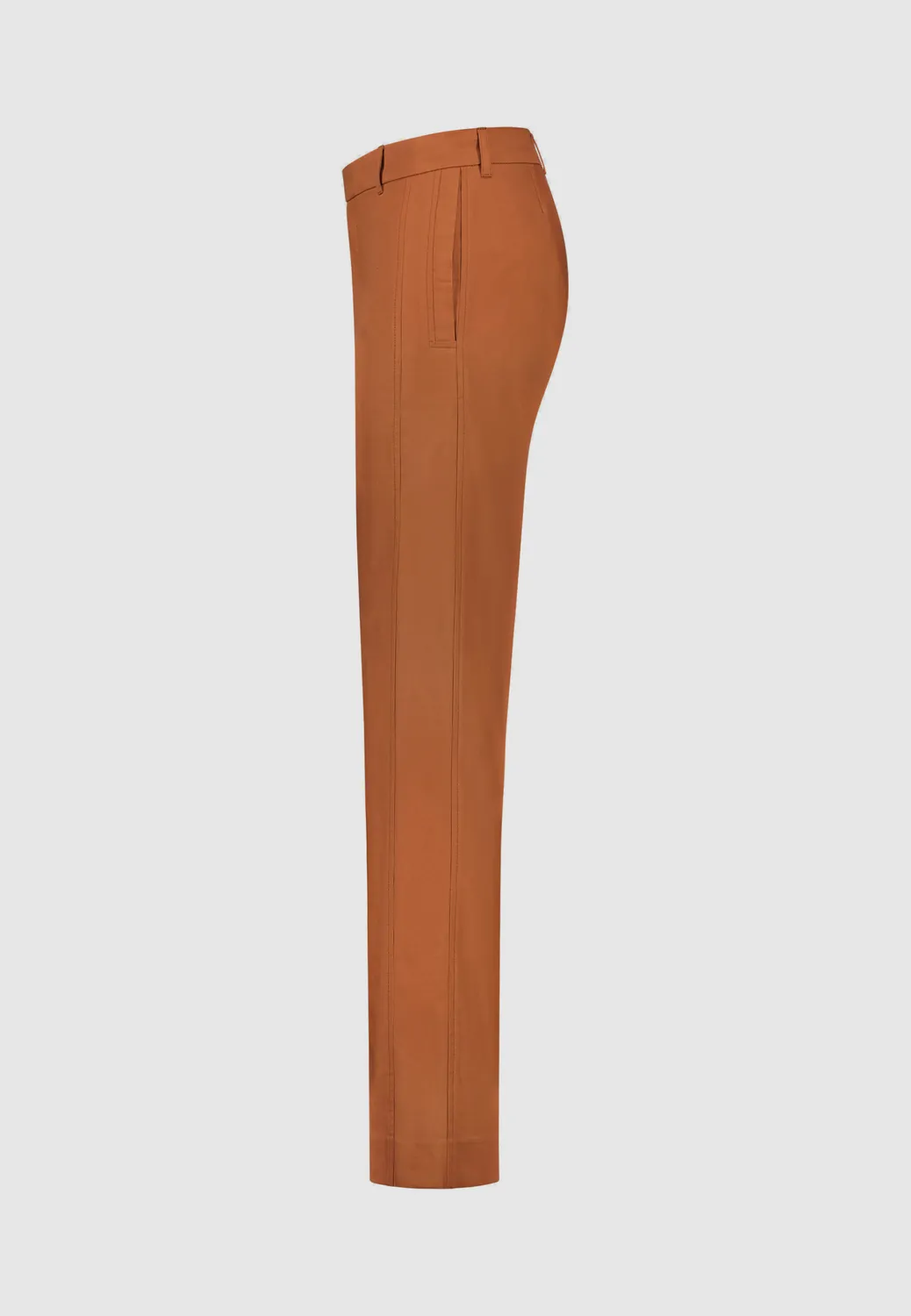 Pierre Talamon Yoke Brique pantalon homme brique