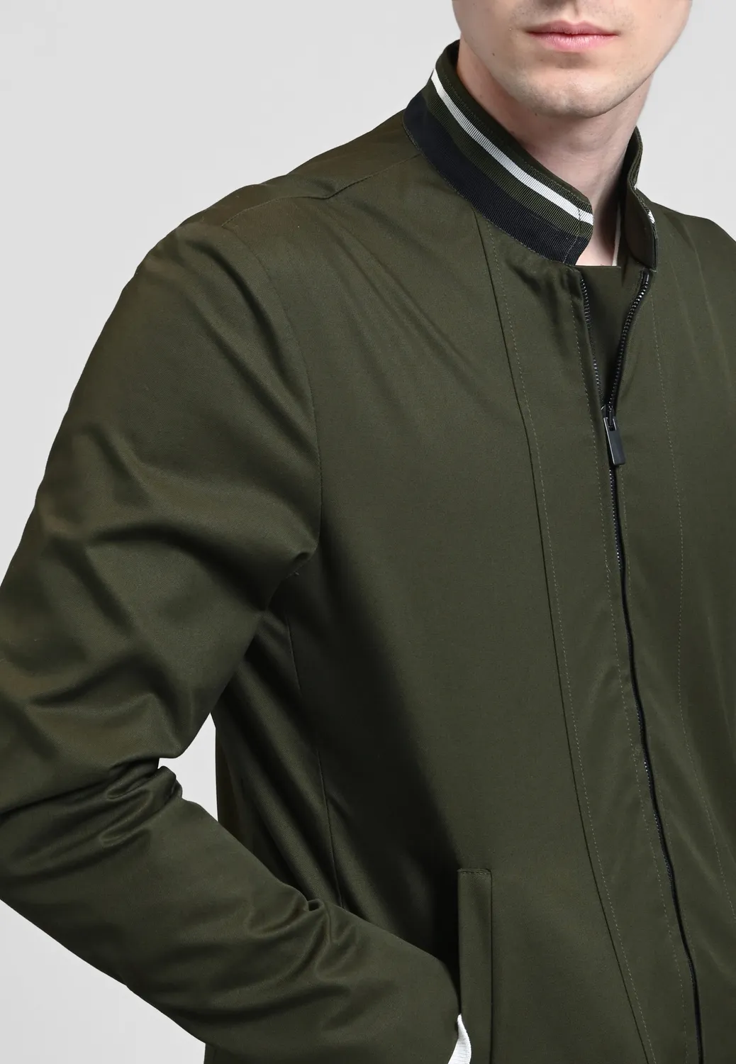 Pierre Talamon Bauer blouson kaki prêt à porter