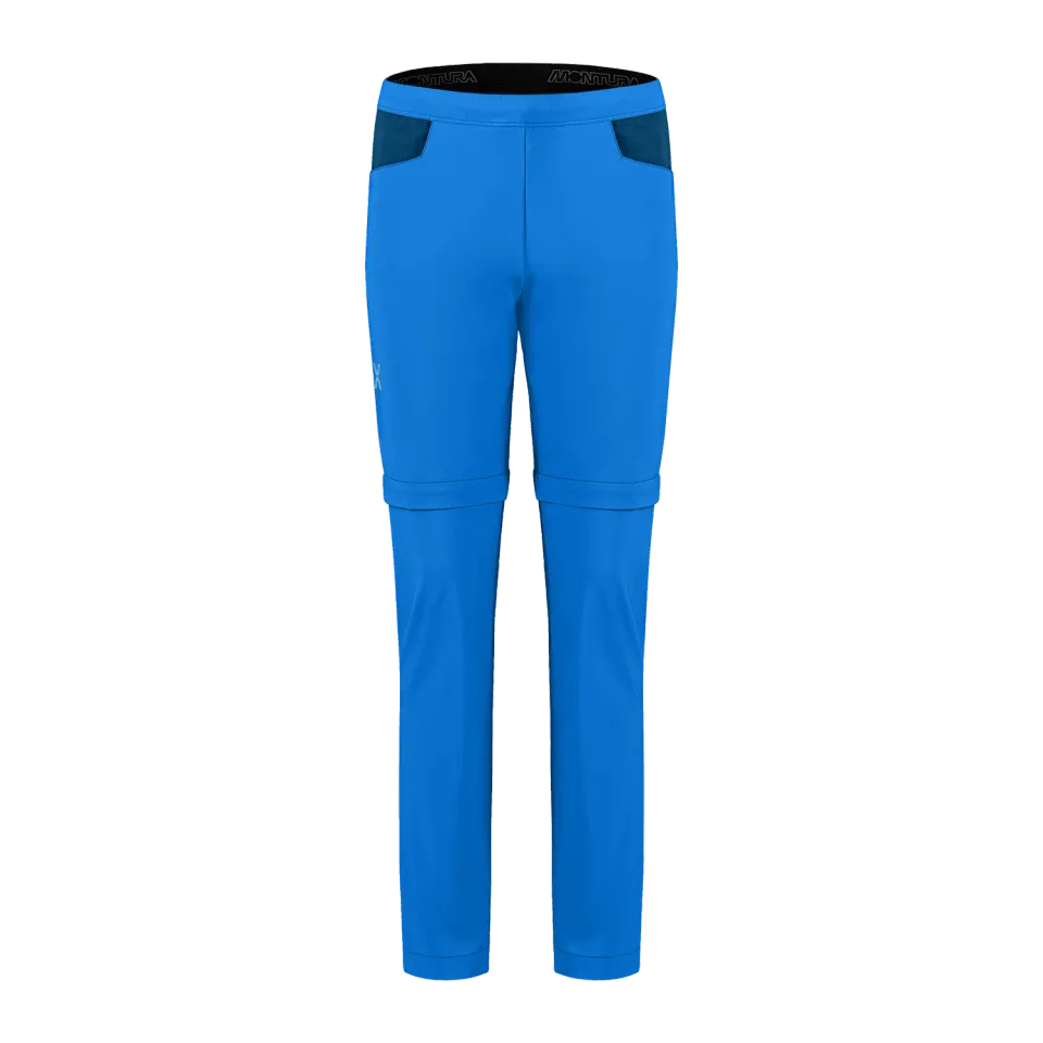Montura Walk Zip Off Pants pantalon enfant celeste blue
