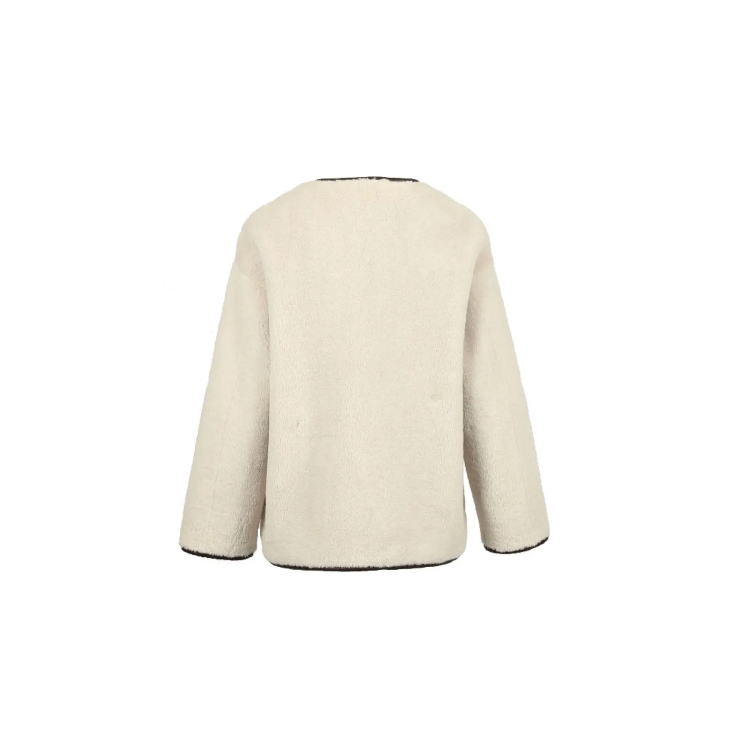 Oakwood Hermine veste fausse fourrure tabacco