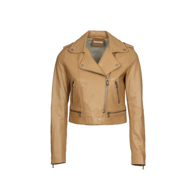OAKWOOD YOKO 62326 blouson cuir noisette