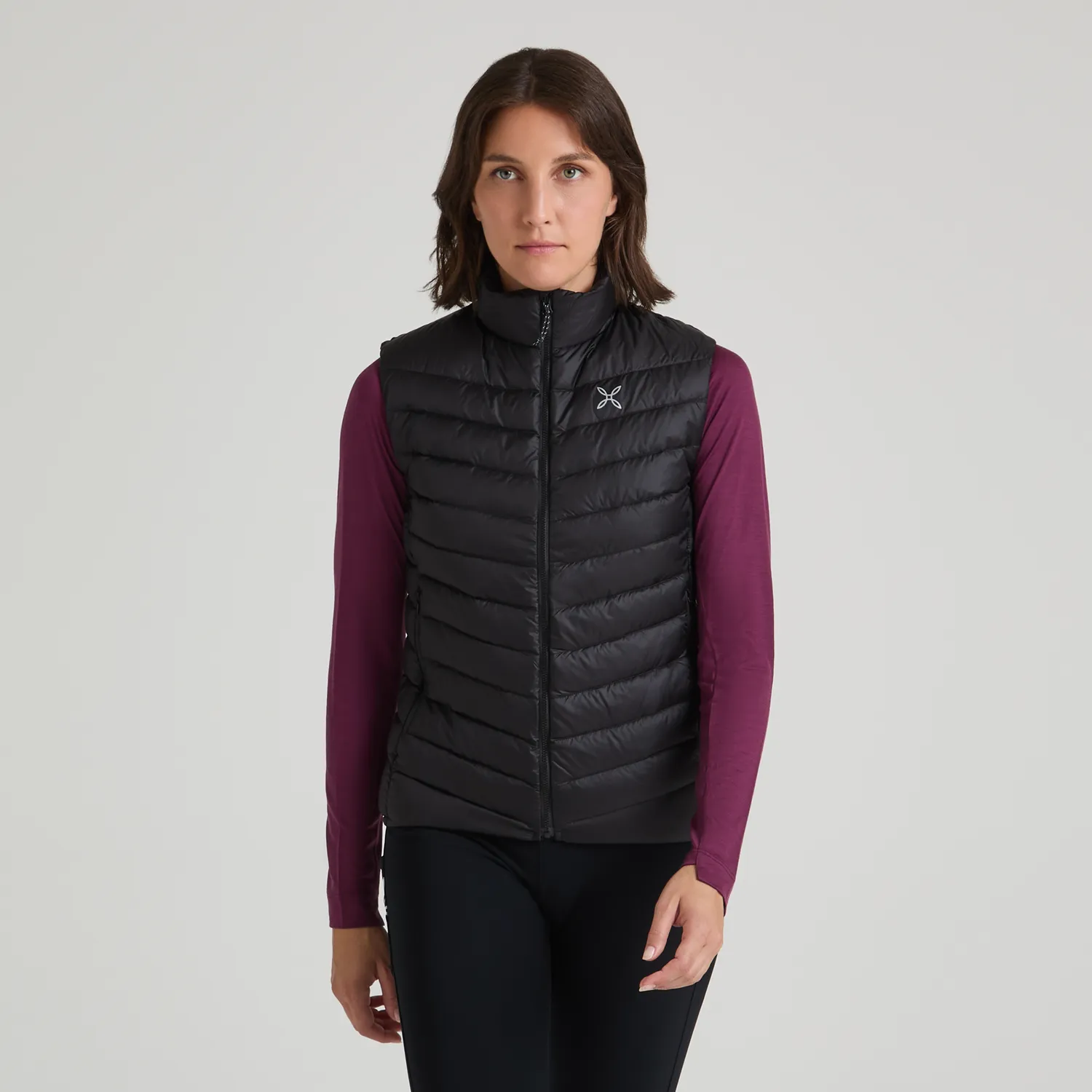 Montura Breeze gilet duvet femme noir déperlant