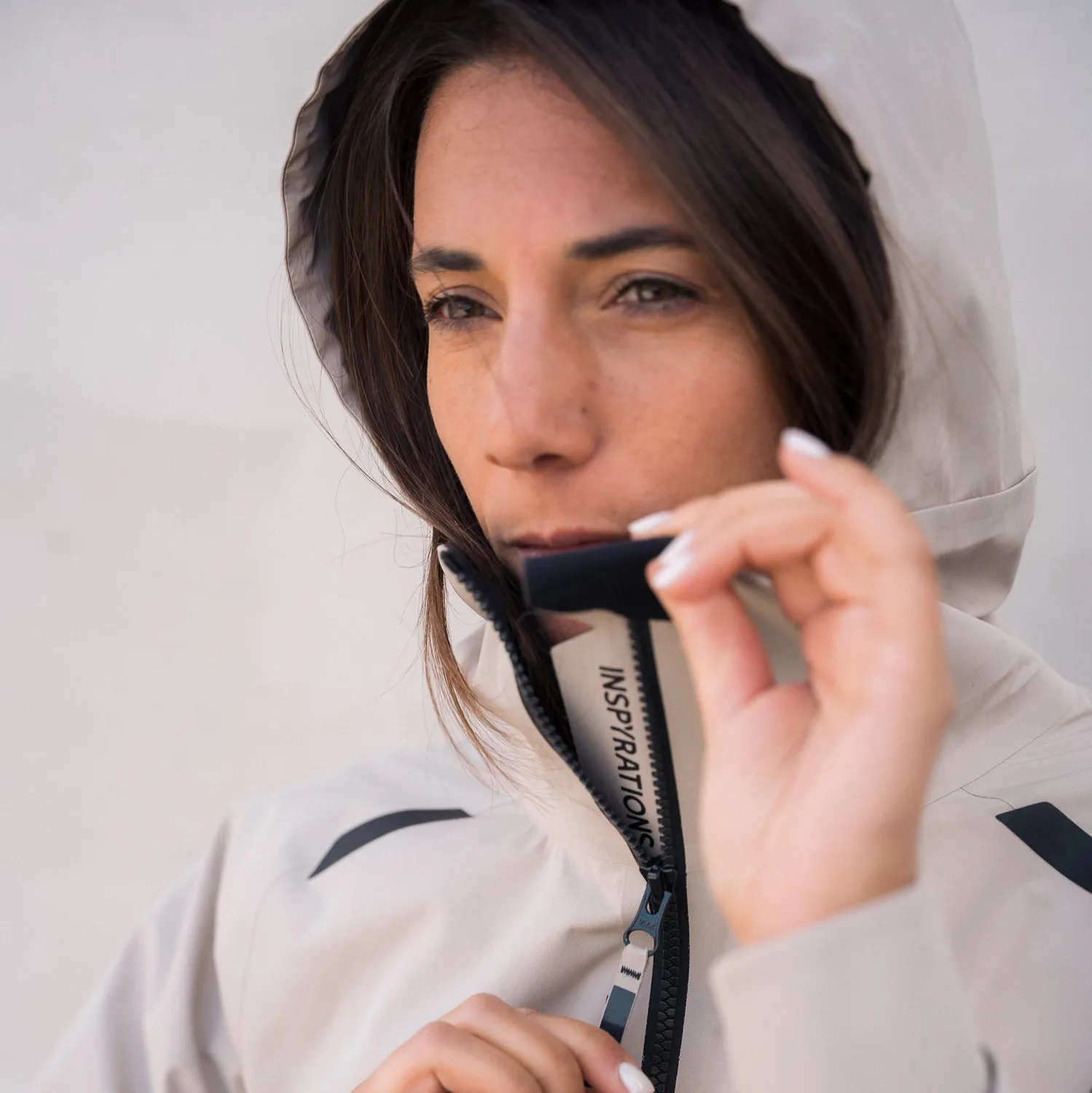 INSPYRATIONS OUTSYDER 3L veste femme beige imperméable