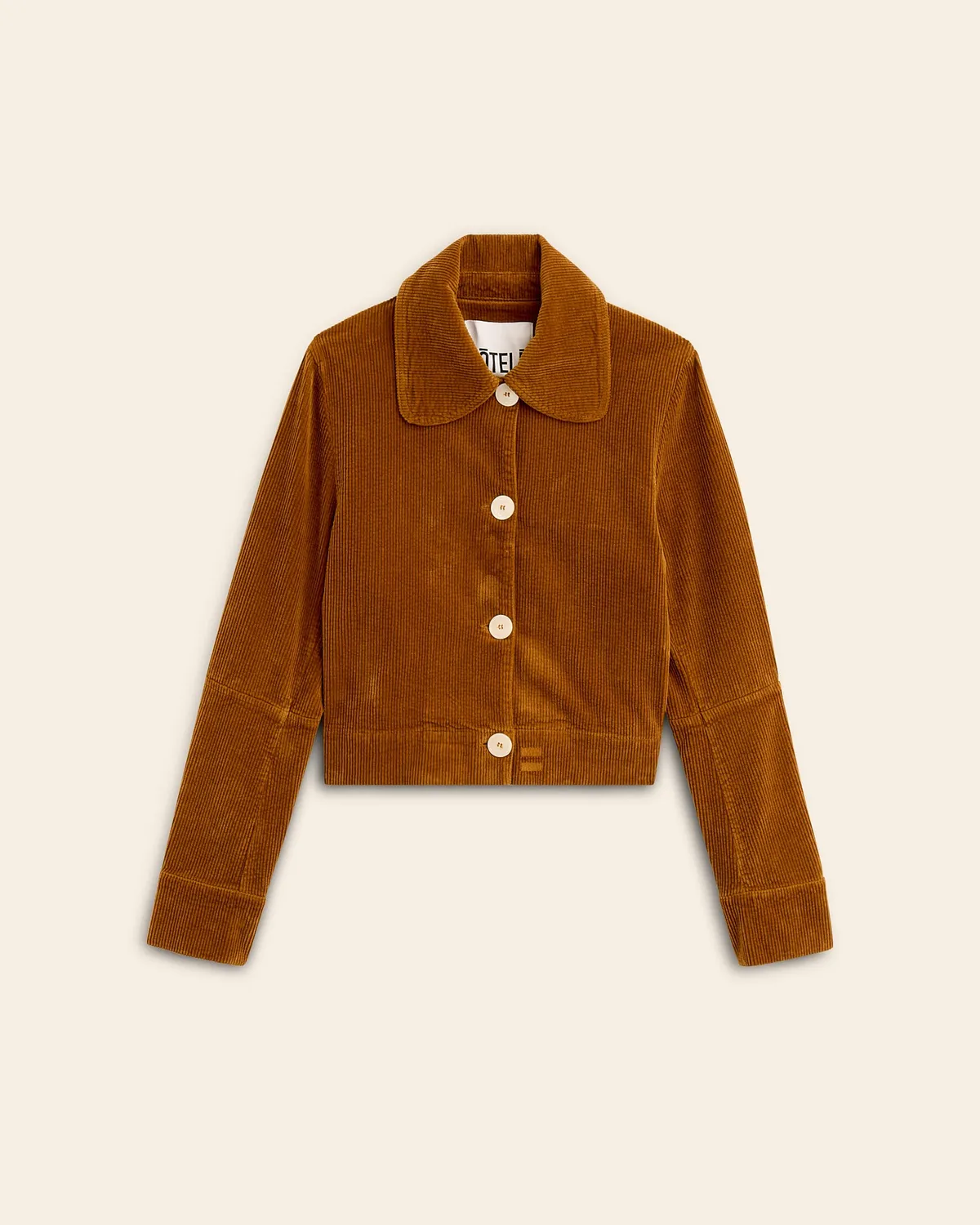 Cotelé Paris Daisy Camel veste velours coton bio