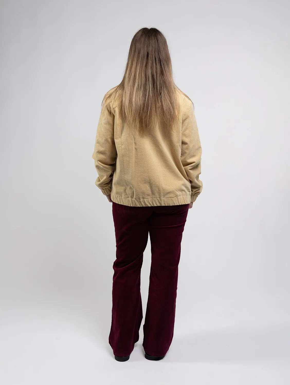 Cotelé Paris Dido blouson cacahuète velours ouaté