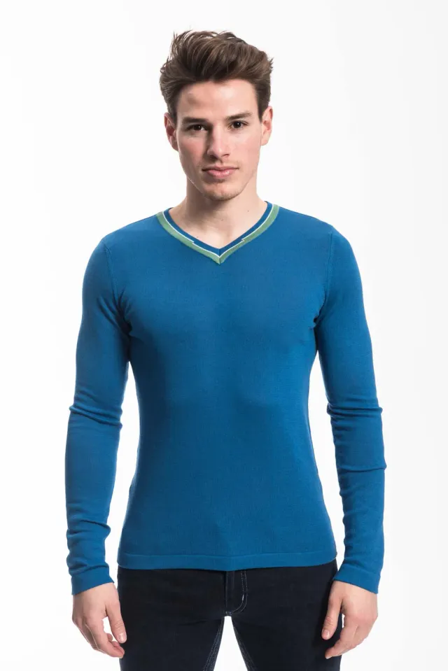 Pierre Talamon pull PE014 V3 bleu
