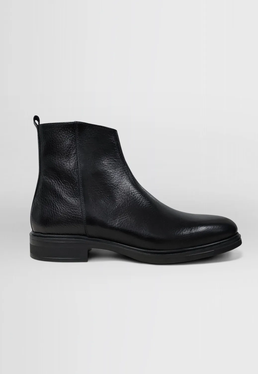 Pierre Talamon Bottines noires cuir ville