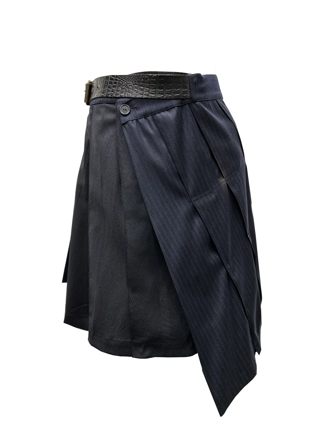 Paolo Leduc Hybrid jupe kilt réglable plissée