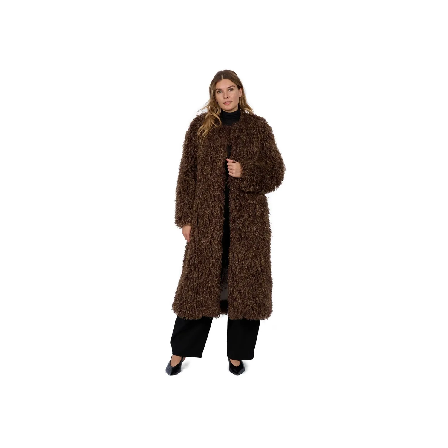 Oakwood Harper 65261 manteau fausse fourrure bronze