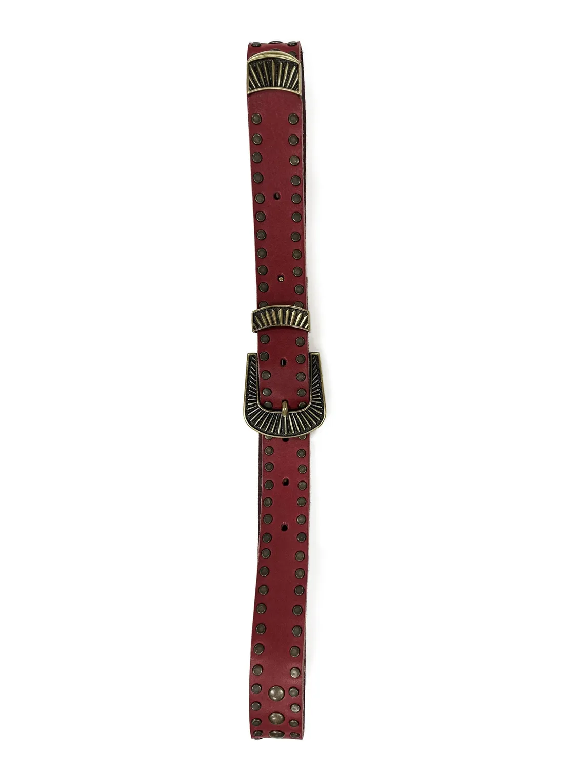 Paolo Leduc Corrective Service ceinture cuir cloutée