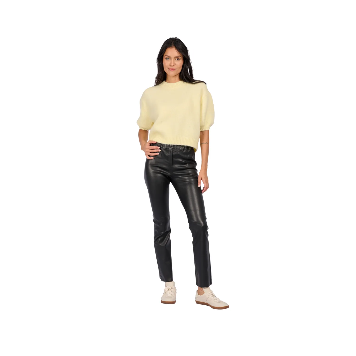 OAKWOOD FREYA 64646 pantalon noir cuir stretch