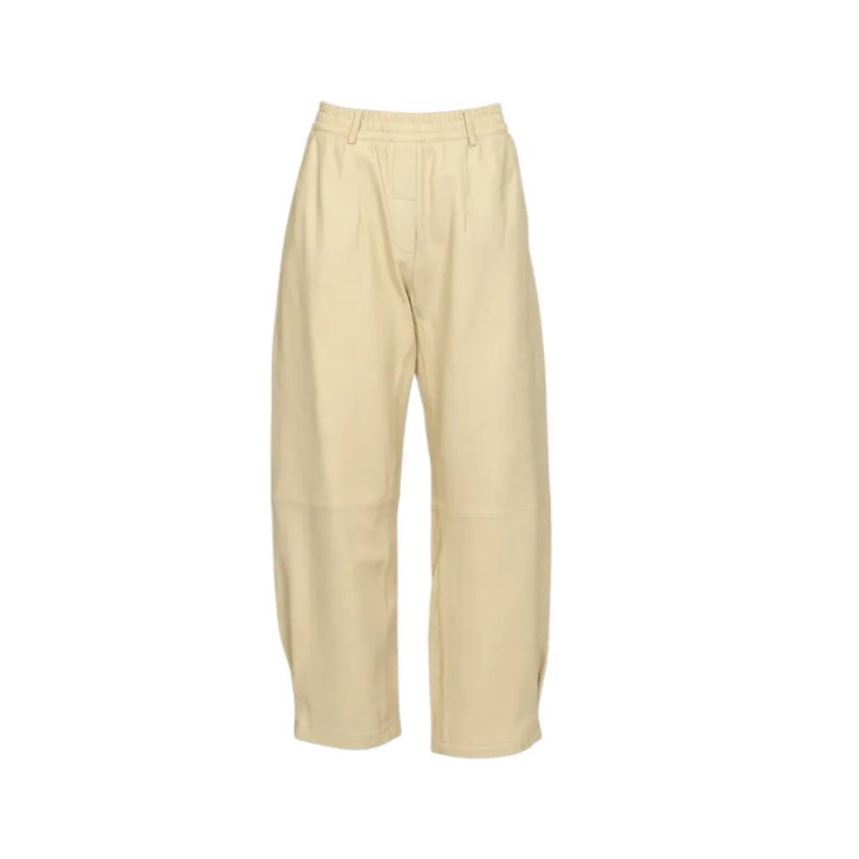 Oakwood Mia 65214 pantalon cuir coquille large