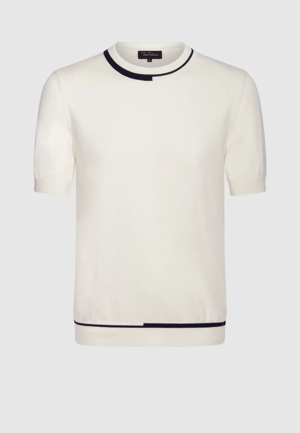 Pierre Talamon t-shirt jersey coton ivoire homme