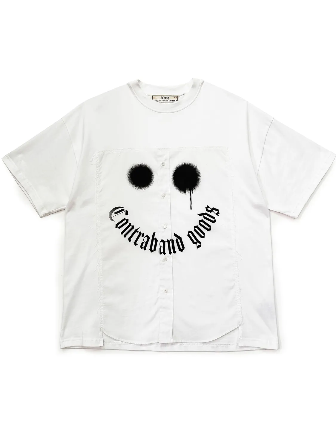 Paolo Leduc Happy Contraband t-shirt coton blanc oversize