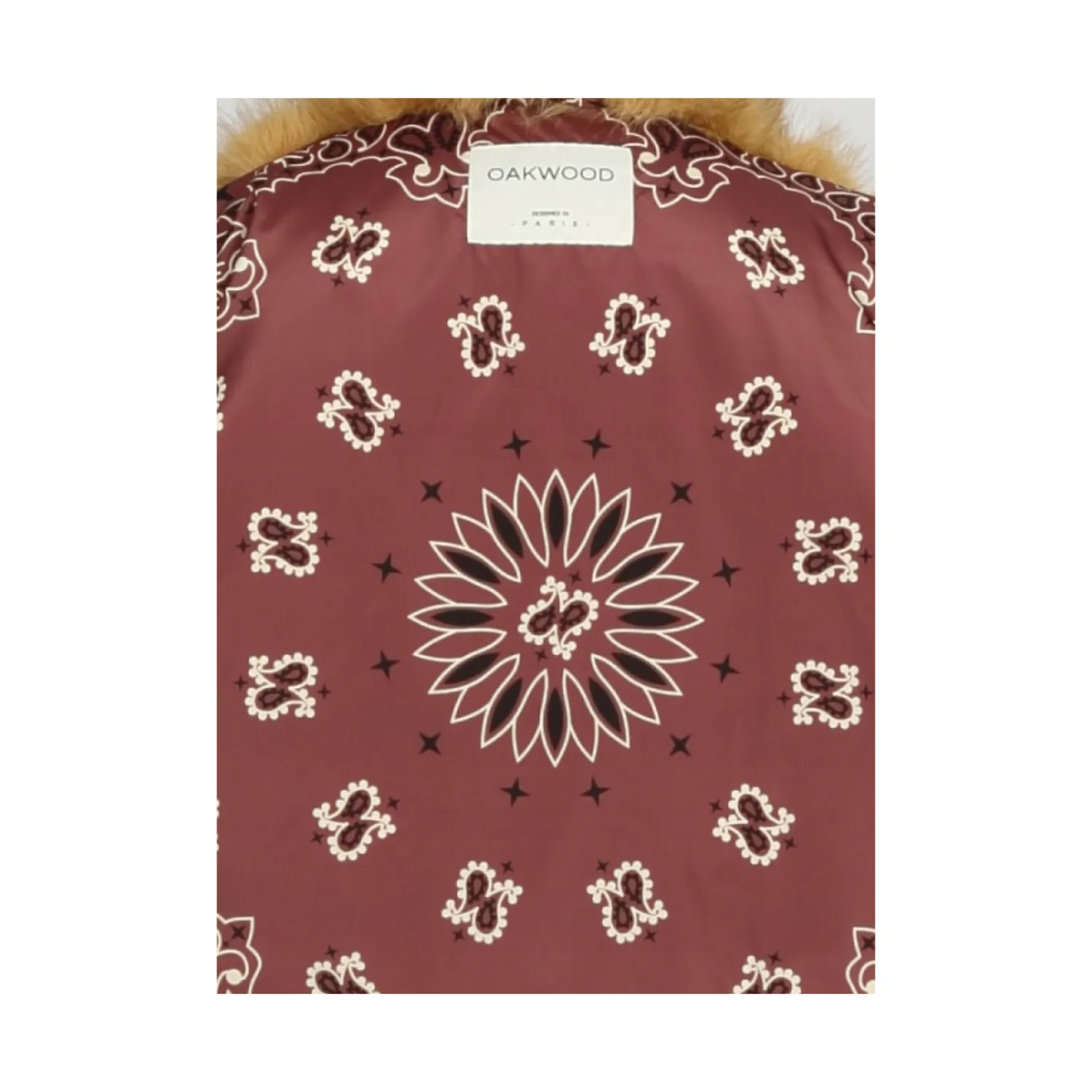 Oakwood June 65299 veste fausse fourrure taupe courte
