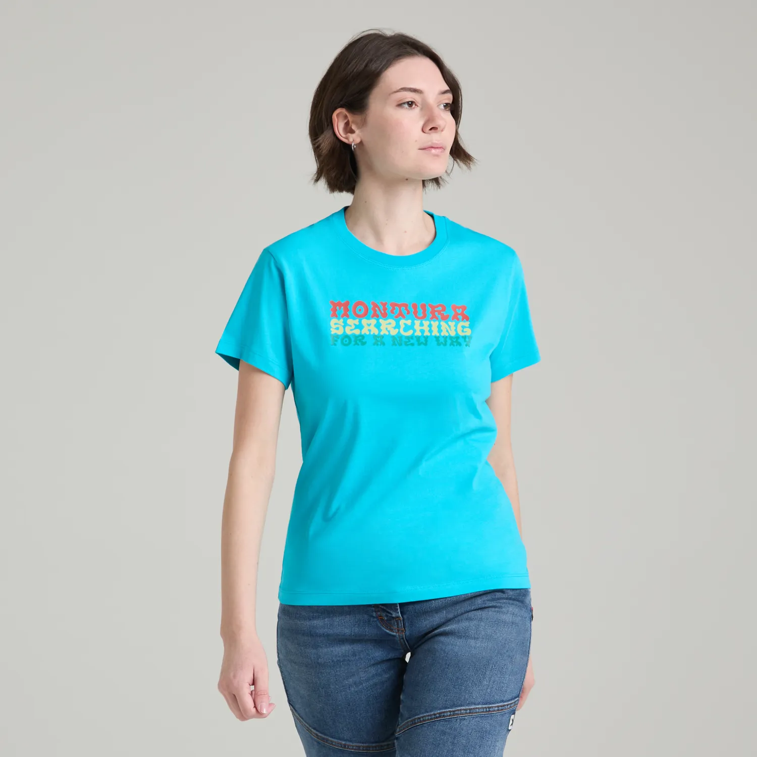 Montura Woodstock T-shirt femme coton bio bronze