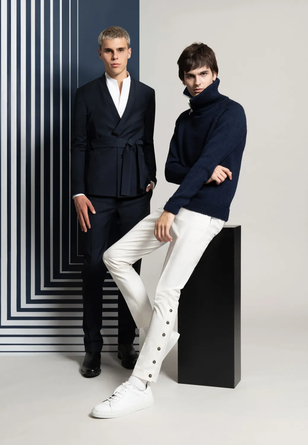 Pierre Talamon Jump pantalon blanc coupe droite