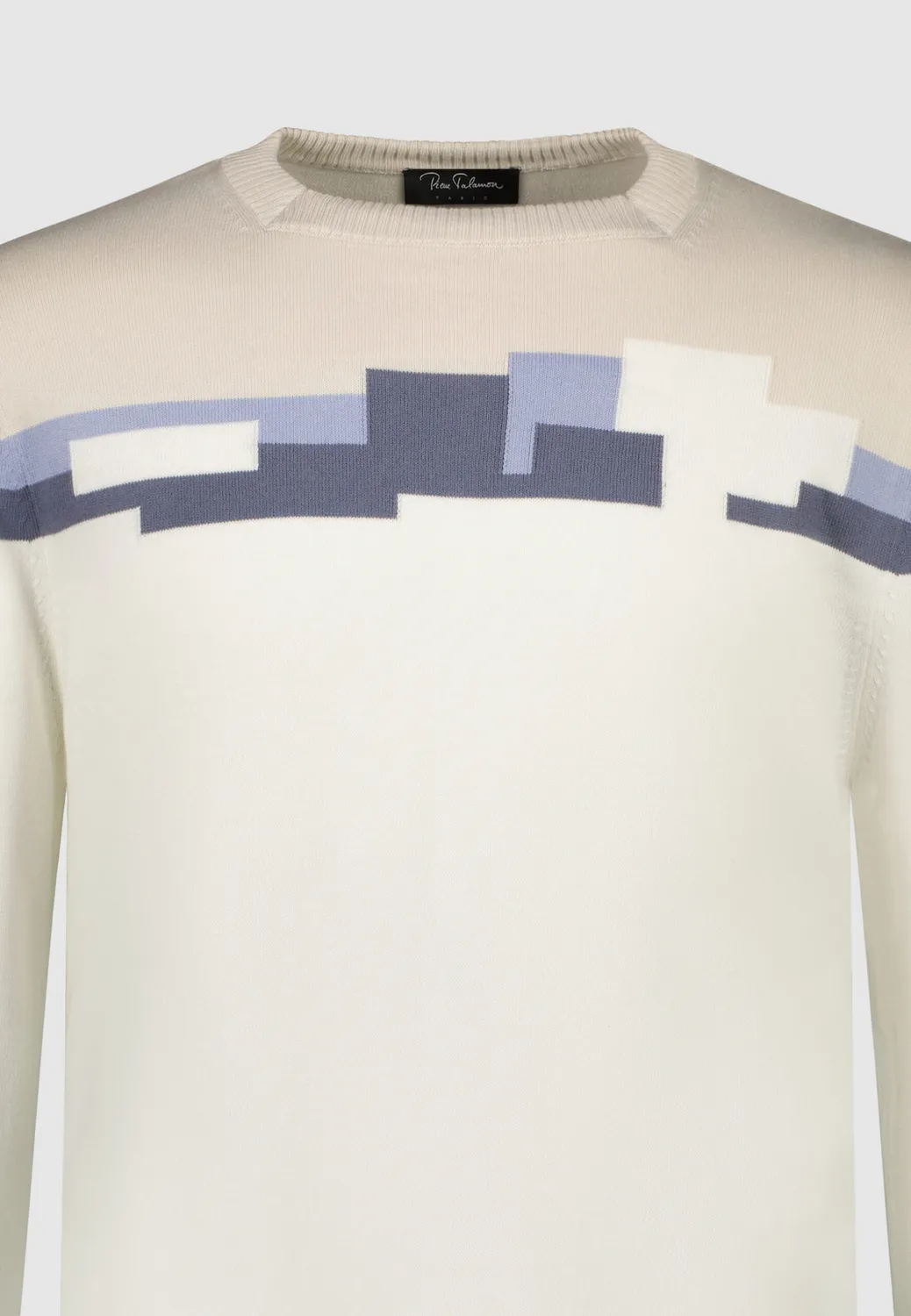 Pierre Talamon Agrigente pull beige maille