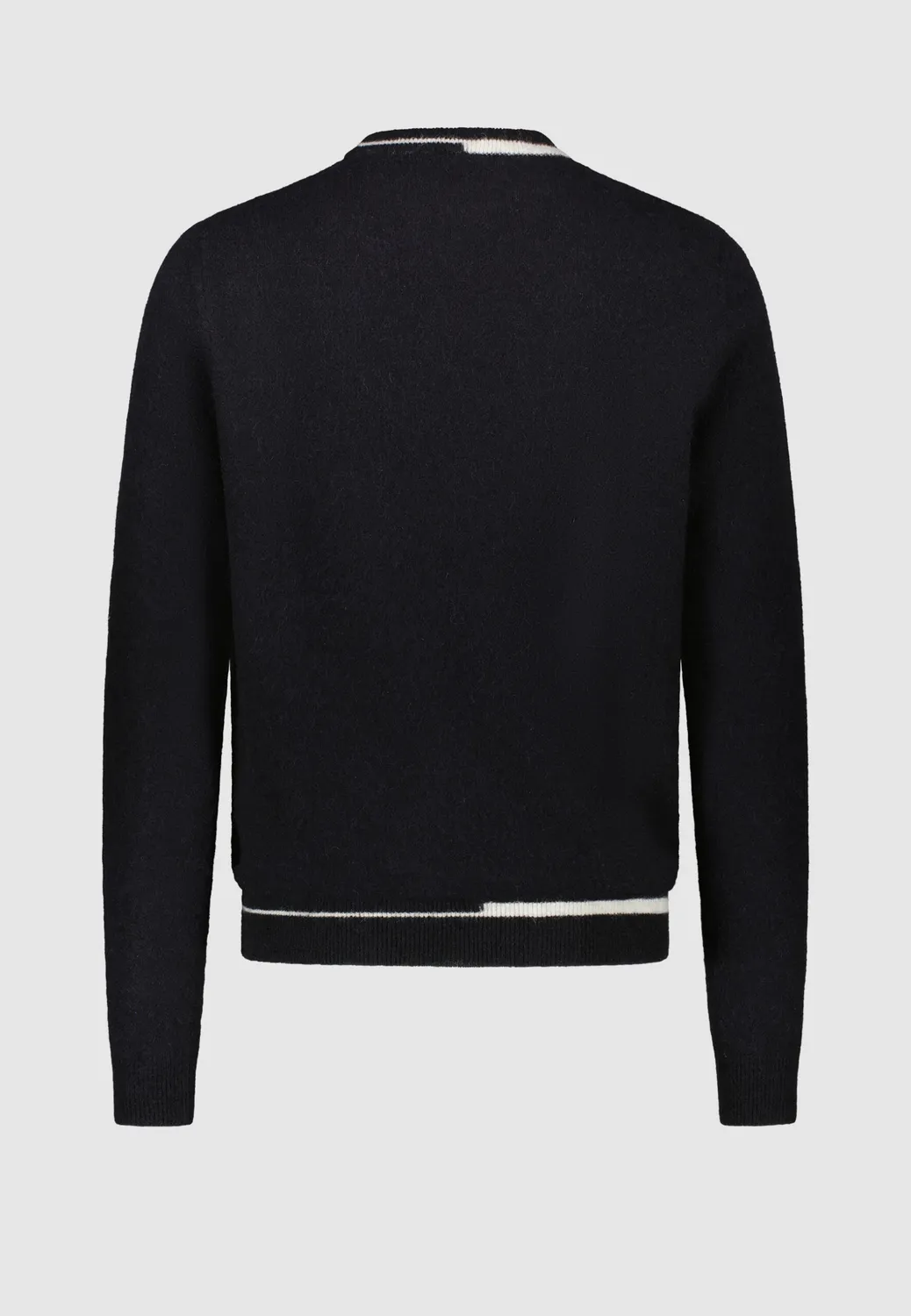 Pierre Talamon Pull alpaga noir homme hiver