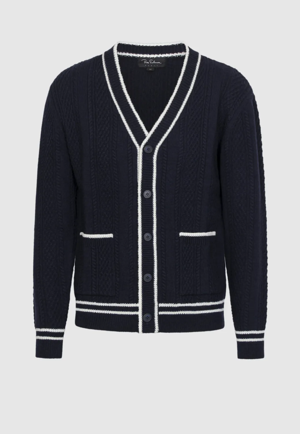 Pierre Talamon Tors cardigan torsadé homme