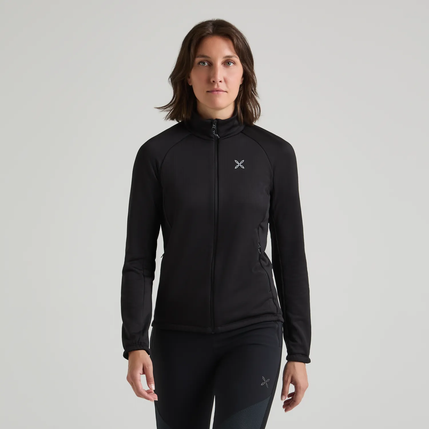 Montura Fadis Grid Maglia polaire femme noire chaude