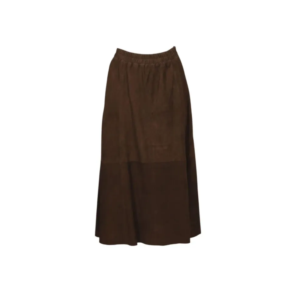 Oakwood Nahee 65186 jupe chèvre velours choco