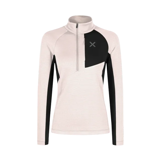Montura Stretch Color 3 Zip polaire noire femme
