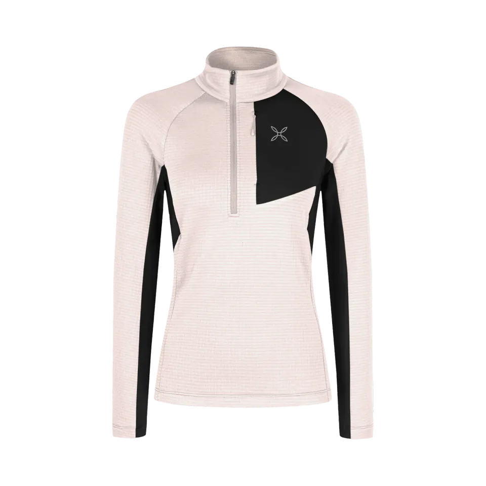 Montura Stretch Color 3 Zip polaire noire femme