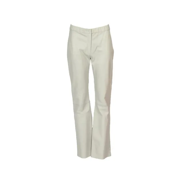 Oakwood Freya 64646 pantalon cuir gris clair stretch