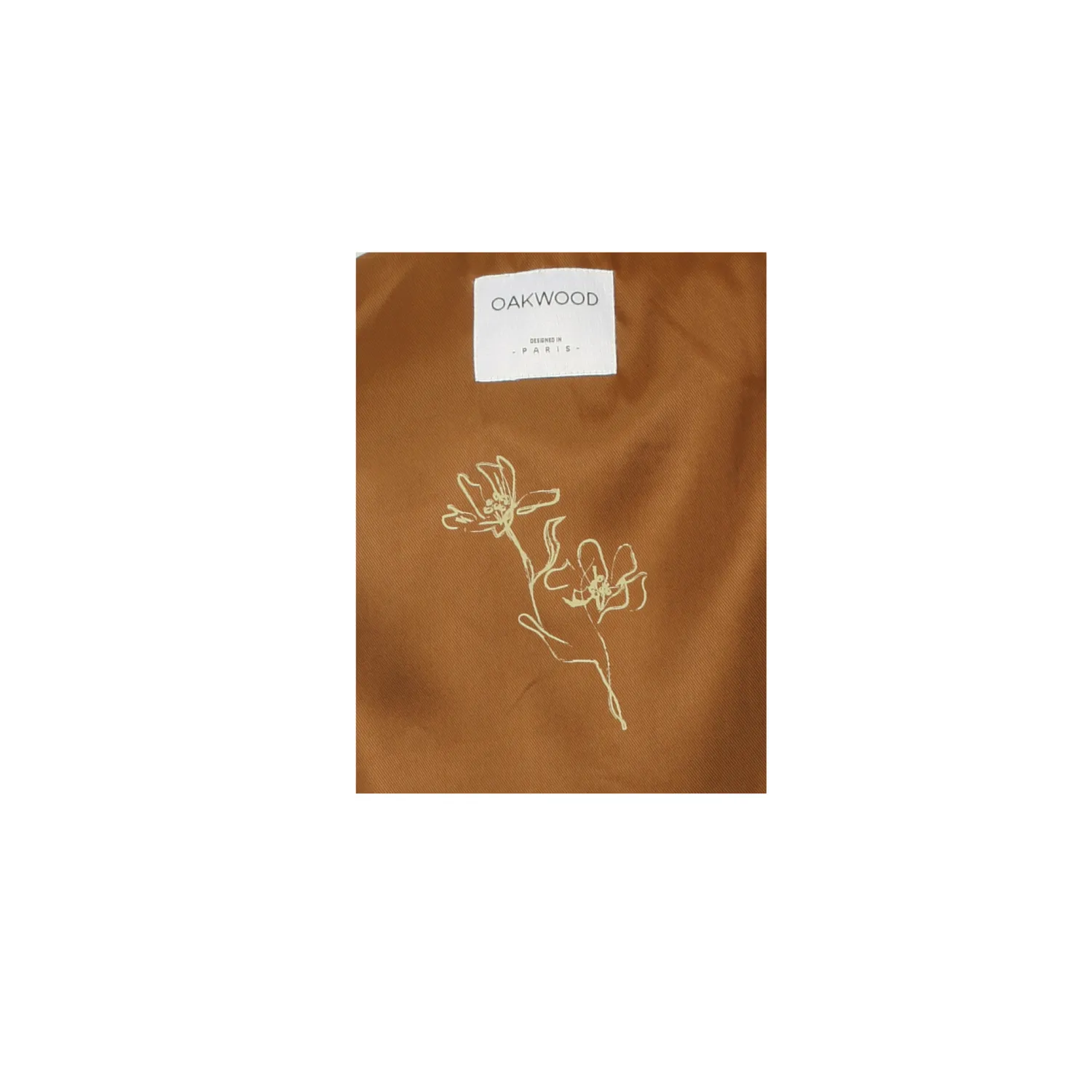 Oakwood Laly 65328 blouson cuir marron mouton