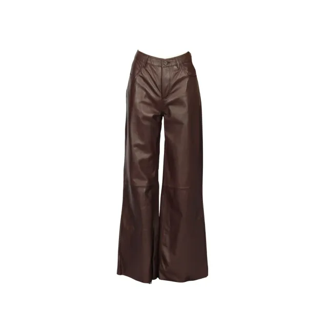 Oakwood Delph 65309 pantalon large porto cuir