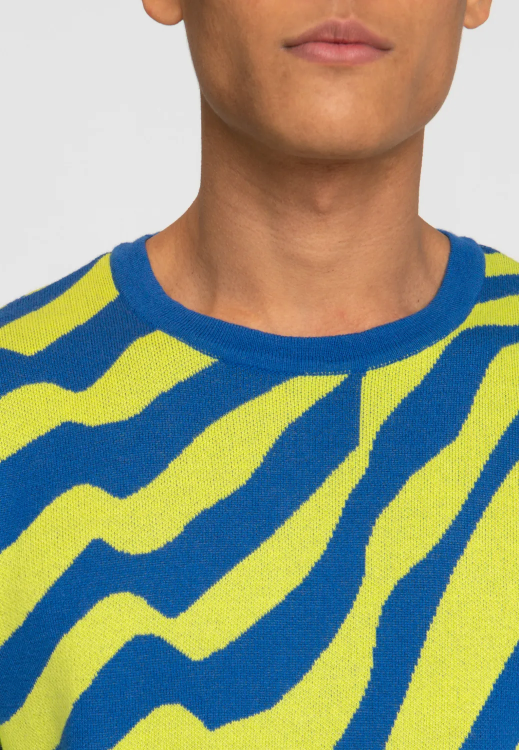 Pierre Talamon Break Bleu Kiwi t-shirt bleu imprimé
