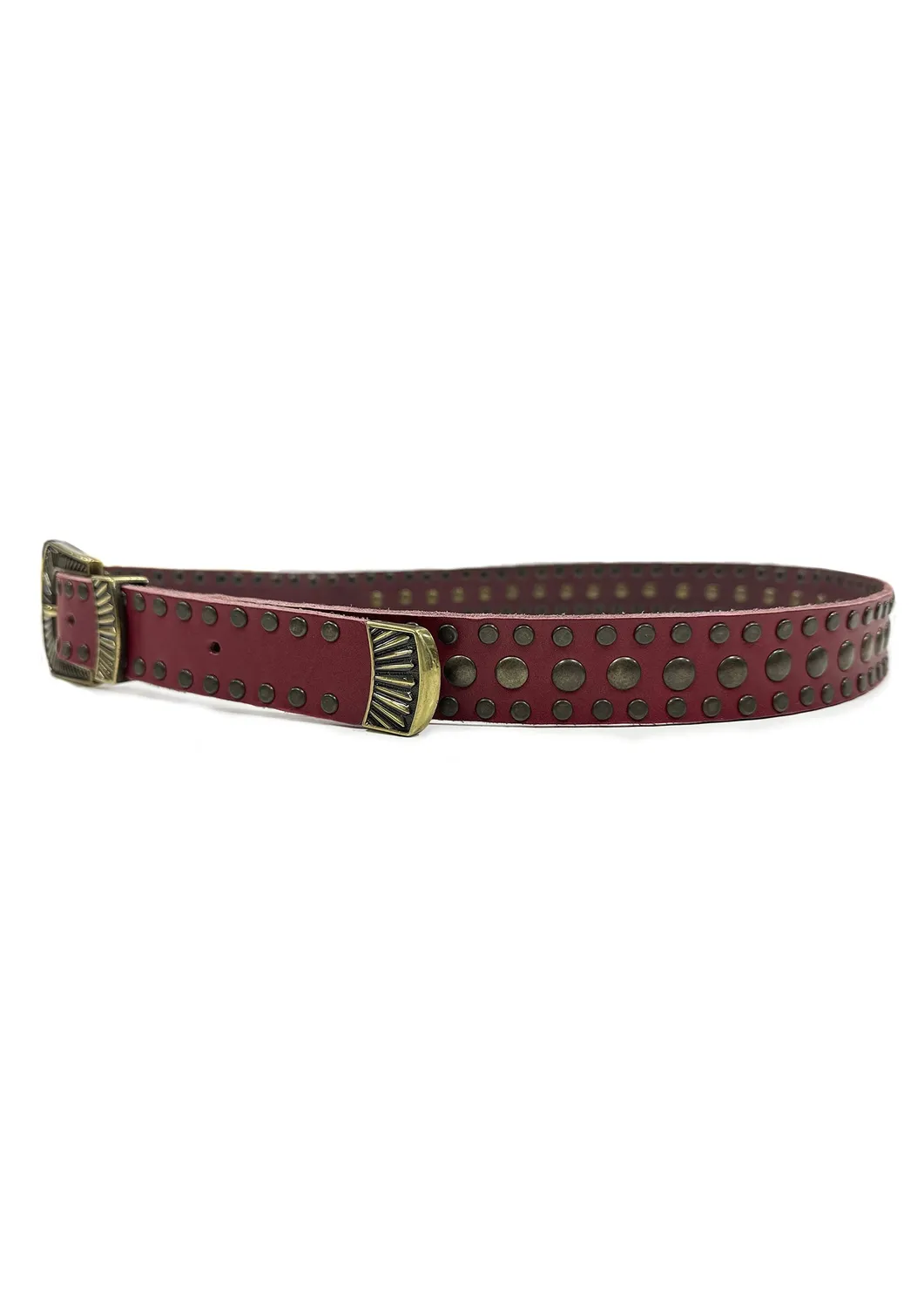 Paolo Leduc Corrective Service ceinture cuir cloutée