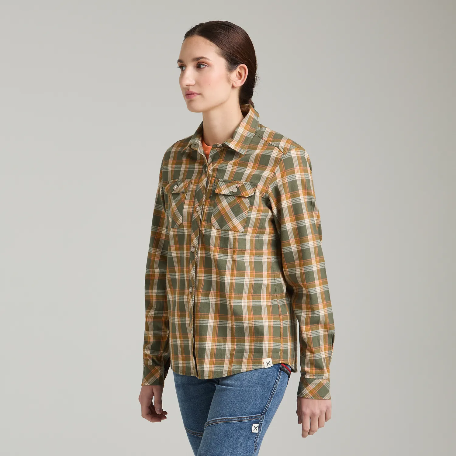 Montura Cotton Check Shirt Woman chemise femme carreaux
