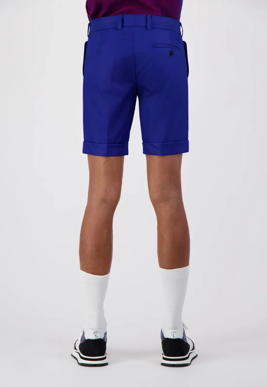 Pierre Talamon Xavier bermuda bleu homme
