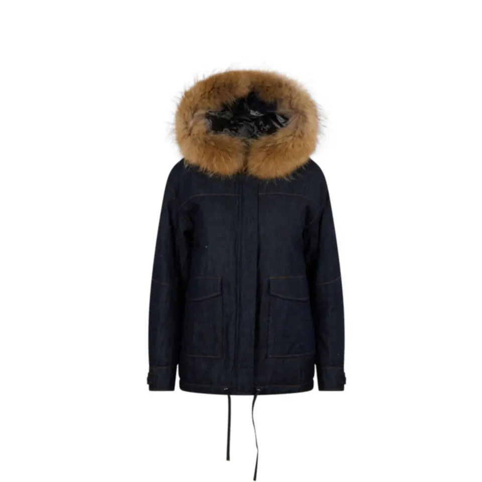 Oakwood Selina 65148 veste longue denim indigo